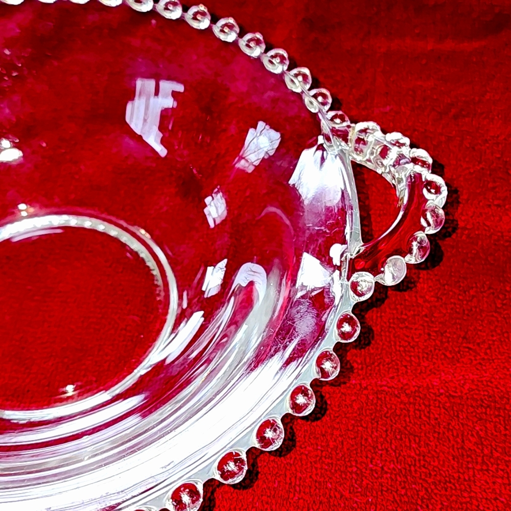 10.5"x8.5" Candlewick Lovely Bowl Vintage * EUC